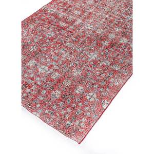 Alfombra de Lana Anudada a Mano Vintage Pae-2007, Grande, con Diseño Floral Rojo y Naranja, para Sala de Estar, Pasillo, Dormitorio de Adolescentes, Rectangular - Product Image 2