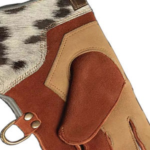 Gants de fauconnerie pliables imperméables en cuir de vache véritable personnalisés de haute qualité, équipement de piégeage, fitness animal, ensemble de 2 pièces - Product Image 6