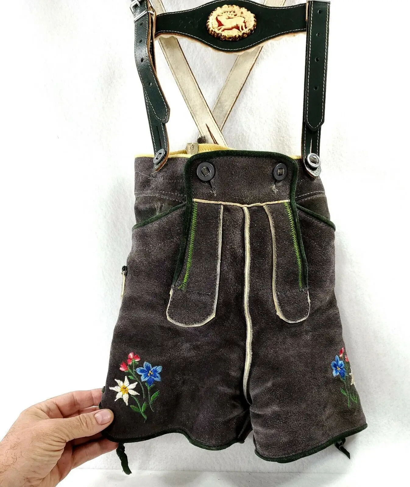 Oktoberfest allemand autrichien bavarois authentique Lederhosen pour enfants