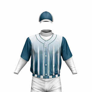 Nouvelle arrivée OEM vente en gros hommes blanc Baseball personnalisé Polyester votre propre conception uniforme de Baseball uni OEM 2025 - Product Image 4