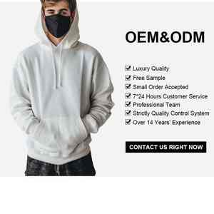 Sweat à capuche personnalisé 500gsm 100% coton Fabricant de sweat-shirt vintage Sweat-shirt à capuche à fermeture éclair - Product Image 2