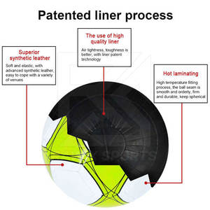 Ballon de football en PU de qualité supérieure, taille officielle, vente en gros, logo personnalisé, design imprimé, ballons de football robustes - Product Image 5