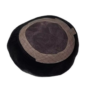 Prótesis capilar de cabello humano con base mono, peluca de cabello humano con base mono, cabello Taz BD - Product Image 3