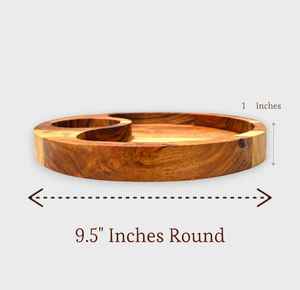 Plaque ronde en bois - Product Image 3