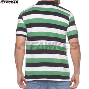 Gran oferta, recién llegados, polos para hombre, venta al por mayor, Polo informal liso de alta calidad con logotipo personalizado para hombre - Product Image 2