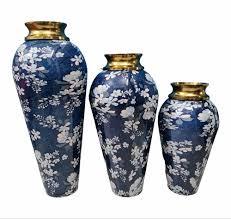 Florero Redondo de Aluminio Hecho a Mano, Diseño Art Deco para Decoración del Hogar, Bodas y Navidad con Estilo, Florero de Pie - Product Image 4