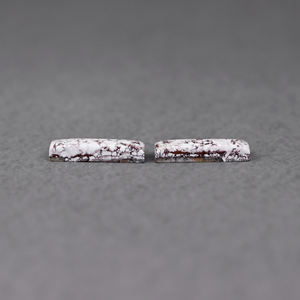 Rectángulo turquesa de caballo salvaje Natural, 6x23mm, fabricación de piedras preciosas sueltas, joyería hecha a mano de Plata de Ley 925, manitas finos - Product Image 4