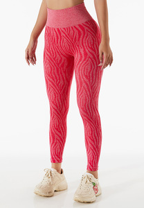 กางเกงโยคะดันทรงสำหรับผู้หญิงกางเกงเลคกิ้งแนบเนื้อไร้รอยต่อ - Product Image 4