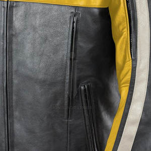 Último estilo Pakistán hizo hombres chaquetas de moto al por mayor precio bajo Moq hombres chaquetas de moto - Product Image 4