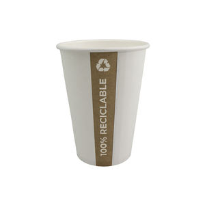 Personalización posible 100% vasos de papel reciclables 210 ml con Popietilen interno para servir agua fría y caliente - Product Image 1
