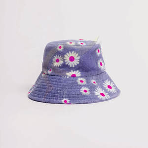 Sombrero de cubo de algodón de alta calidad, gorra de cubo lisa con estampado Floral personalizado, nueva colección, venta al por mayor - Product Image 2
