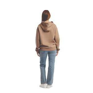 Sweats à capuche et sweatshirts taille plus unisexe avec logo personnalisé sérigraphie motif uni 100% coton Streetwear par hommes et femmes - Product Image 3