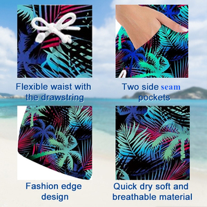 <b>Women's</b> Casual <b>Swim</b> <b>Shorts</b> Quick Dry Sublimated Beach <b>Shorts</b> for <b>Women</b>/<b>women's</b> <b>Shorts</b> Floral Print comfort Drawstring - Product Image 4