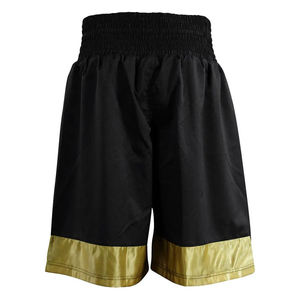 กางเกงมวย MMA สีแดงสำหรับผู้ชายกางเกงมวยผ้านิ่มแห้งเร็วทนทานวัสดุยืดหยุ่นใช้ฝึกฝนฟิตเนสแบบไทย - Product Image 6