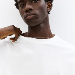 Customized High Quality 100% Pure Cotton Product Weight of 300gsm <b>Street</b> Style Men's T-Shirt - Product Image 3