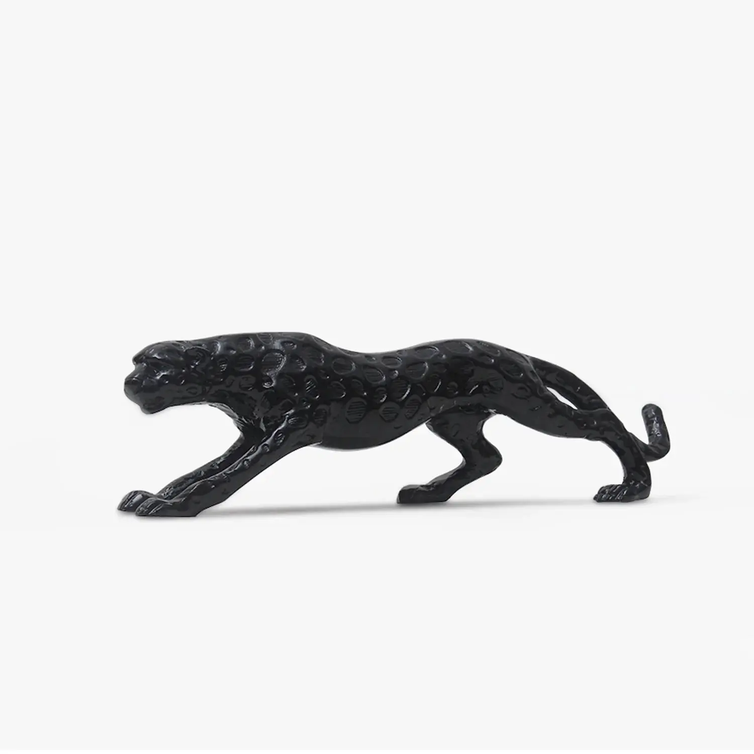 Escultura de Jaguar hecha a mano de resina de alta calidad, escultura de resina personalizada elegante para el hogar, oficina, decoración de mesa, uso