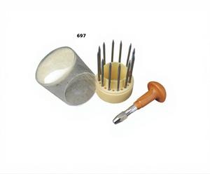 Ensemble de 12 pinceaux diamantés de haute qualité dans une boîte en plastique, utilisés pour la fabrication de bijoux, vente en gros, prix le plus bas, meilleur produit - Product Image 2