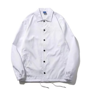 เสื้อแจ็กเก็ตกันลมมีกระดุมแถวเดียวน้ำหนักเบาเสื้อโค้ทแบบเปิดลง - Product Image 3