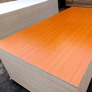 Linyi 18mm bianco melamina pannello compensato legno laminato fogli 4*8 mobili laminato melamina carta compensato per armadio