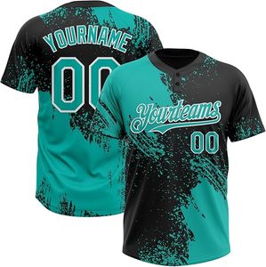Camiseta de béisbol personalizada al por mayor, camiseta transpirable con cuello en V, uniforme para hombre, opción de talla grande, camiseta de béisbol del equipo por sublimación - Product Image 1