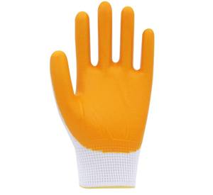 ถุงมือไนไตรล์ถักจากโพลีเอสเตอร์ PN2ถุงมือทำงานเคลือบไนไตรล์1/2ที่ถักจากเส้นด้ายโพลีเอสเตอร์และครึ่งเคลือบด้วยไนไตรล์ - Product Image 2