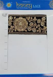 Tissu en dentelle brodée florale colorée vibrante et détaillée avec des motifs complexes, parfait pour la mode haut de gamme - Product Image 6