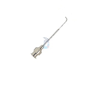 Cánula lagrimal Dynaintl punta maleable curvada reforzada calibre 23 Premium inoxidable - Product Image 3