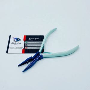 High Quality Multi-Function Commercial Use 1 Hole Pliers Stainless Steel <b>Bead</b> Remover Pliers Plastic Grip Hair <b>Extension</b> Pliers - Product Image 2