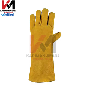 Guantes de Trabajo de Cuero Premium para Hombre y Mujer, Guantes de Seguridad de Cuero Vacuno Resistentes para Jardinería, Construcción, Agricultura y Bricolaje - Product Image 2