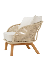 Silla de sofá de jardín de ratán natural de diseño simple moderno para sala de estar Hotel Villa o uso de apartamento - Product Image 3