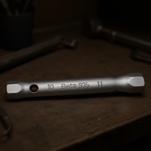 Juego de llaves de vaso hexagonales dobles cromadas satinadas de la serie ligera - Product Image 3