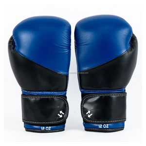 DWELT GEARS Premium PU Leather MMA Shooter Boxing Training Gloves Custom Made Hook Loop Closure Breathable Sparring Fight Gear - Product Image 4