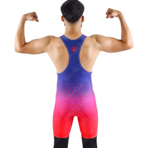 Wholesale High Quality Custom Logo Heat-Transfer Plus Size Breathable Youth Wrestling <b>Singlets</b> and <b>Mens</b> Wrestling Tights - Product Image 5