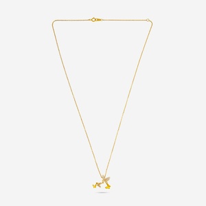 92.5 Silver Pendant with Chain and <b>Earring</b> Set Fine Jewelry with Emerald Cut Zircon Gold Plated for Parties and Gifts 188233 - Product Image 4