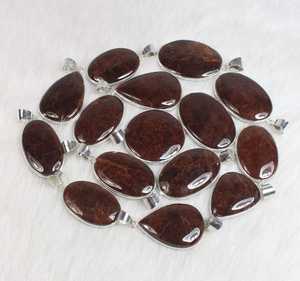 Natural Hessonite Wholesale Smooth Hand-Polished Loose Gemstone <b>Pendant</b> Necklace Featuring Amazing Bezel Setting Fine Jewelry - Product Image 3