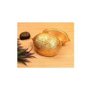 Bol de fruits secs en laiton pour bonbons chocolat plateau de nourriture sèche avec poignée en laiton forme de feuille au prix de gros - Product Image 5