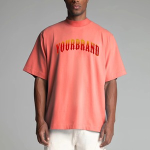 Camiseta Unisex Personalizada de Color Sólido, Estilo Urbano, Manga Corta, Tejida, 100% Algodón - Product Image 2