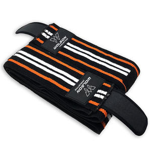 Rodilleras de fitness de neopreno resistentes elásticas personalizadas Rodilleras de diseño personalizado de levantamiento de pesas de buena calidad - Product Image 3