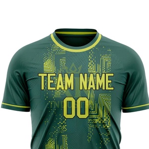 Camiseta Deportiva Personalizada al por Mayor con Nombre de Equipo y Logotipo, Transpirable, Ligera, de Poliéster, para Clubes, Nueva Camiseta de Fútbol - Product Image 5