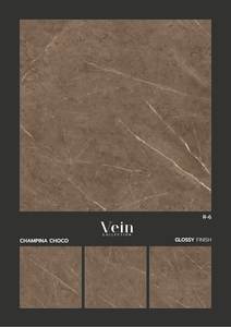 Design moderne 600x600 Carreaux de sol en porcelaine brillante Marbre de luxe Céramique émaillée Salon Carreaux De Sol 60x60 - Product Image 6