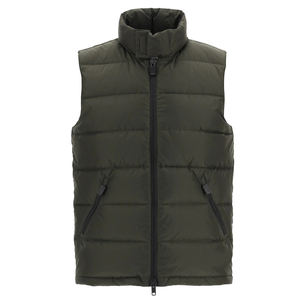 Vente en gros Veste d'hiver bouffante sans manches légère avec fermeture éclair complète, chaude, à bulles compressible Gilet bouffant régulier en duvet - Product Image 1