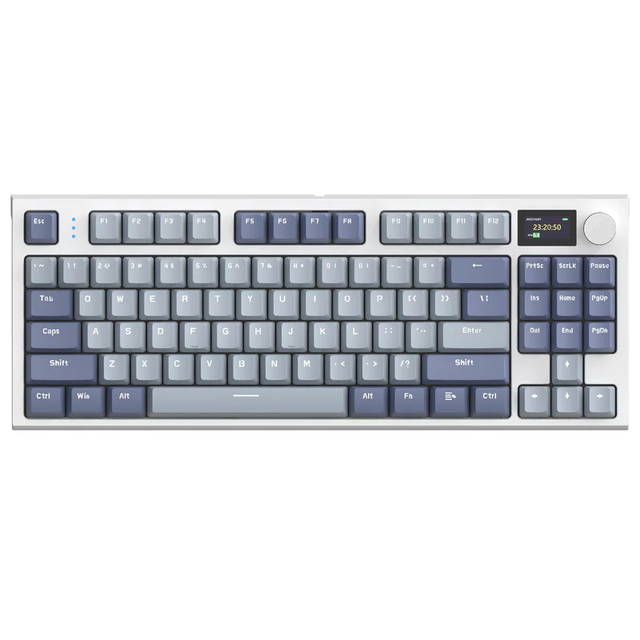 Attack Shark K86 Wireless Mechanical Gaming Keyboard Hot Swappable TKL RGB Backlit Programmable TFT Smart Display for Gaming