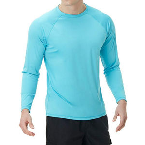 2025 nuevo precio al por mayor personalizado camisa de baño de secado rápido Rash Guard playa surf buceo Rashguard conjuntos hombres tela impresión ropa - Product Image 6