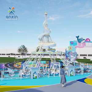 Mini Montaña Rusa Infantil de 16 Asientos, Vagón de Diversión con Riel, Color Personalizado, Construcción Metálica, Potencia de 10 Kw, Velocidad de 2 M/s - Product Image 3