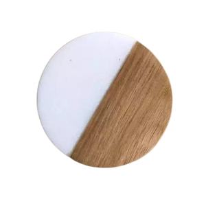 Haute Qualité À La Main En Bois Résine Vaisselle Tasse À Thé Tapis Tampons Vaisselle Standard En Gros Boisson Coaster Prix - Product Image 3