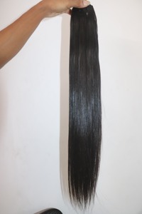 Bundles de cheveux Remy vierges indiens naturels droits non transformés trame de cheveux humains bruts teints Extensions de bande de couleur claire - Product Image 2