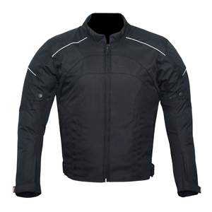 เสื้อกีฬาสำหรับผู้ชายเสื้อแจ็กเก็ตมอเตอร์ไซค์แบบมีเกราะสีดำระบายอากาศได้พร้อมคุณสมบัติชั้นยอดสำหรับการปั่นจักรยาน - Product Image 1