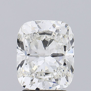 Bague de fiançailles personnalisée de marque Rising, diamant synthétique de 2,54 carats, taille coussin, couleur H, cultivé en laboratoire, certifié IGI, clarté VS1 - Product Image 1