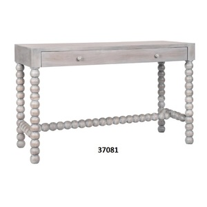 Ensemble de 2 tables gigognes rectangulaires modernes en métal noir massif décoratives pour la maison, le salon et le bureau. - Product Image 2