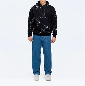 Sweat à capuche en éponge française de luxe lourd de 450 grammes en gros Sweat à capuche d'hiver surdimensionné personnalisé Foe Men - Product Image 6